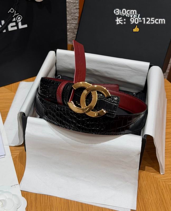 Chanel belt 30mmX90-125cm 8L62